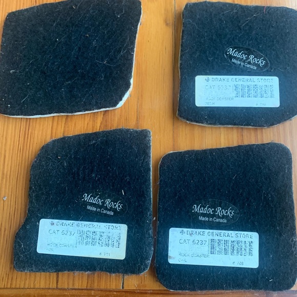 Set 4 Madocs Rock Coasters Drake General Store - Picture 2 of 2